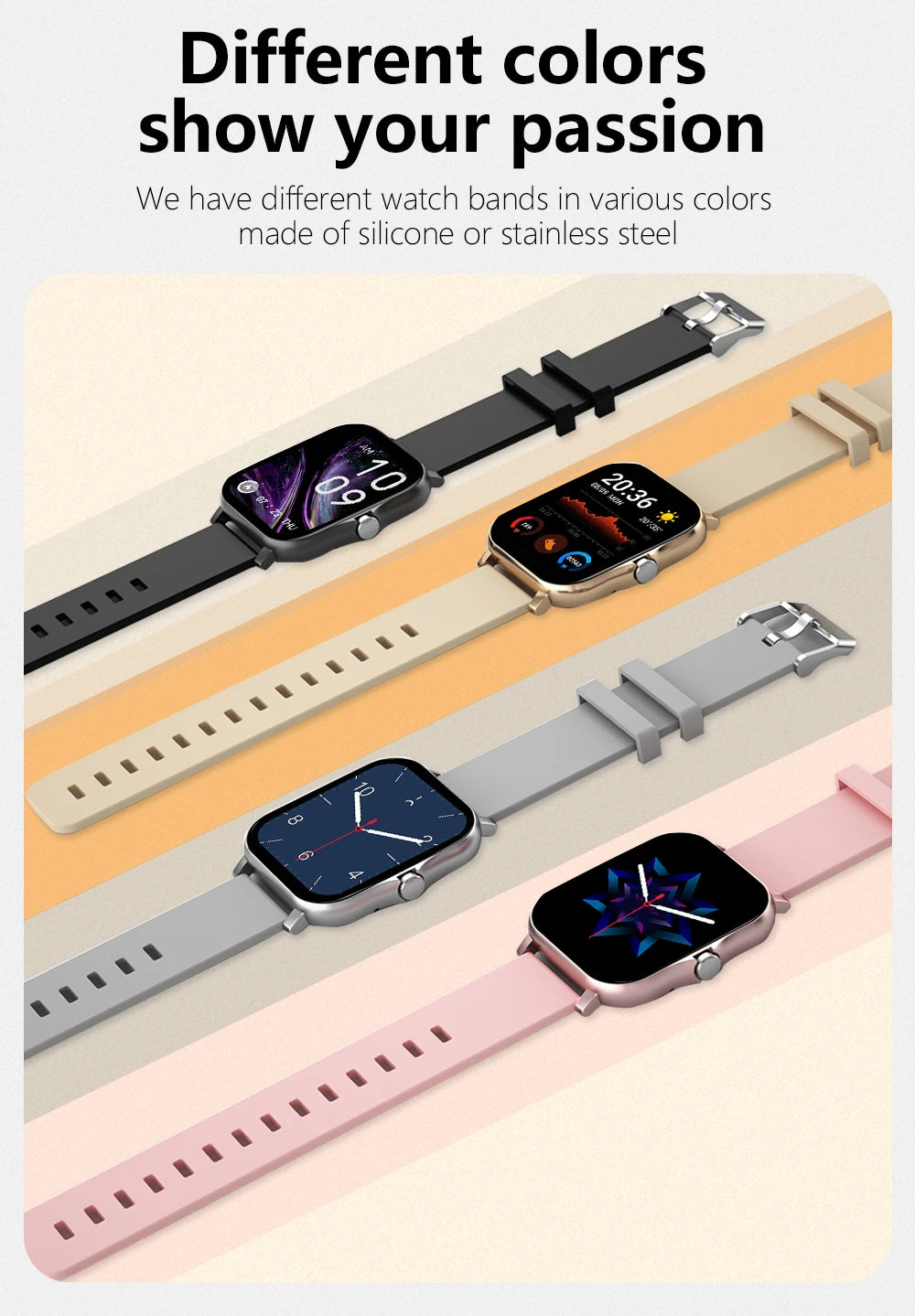 1.83" Sports Smart Watch 2025 Fitness Tracker