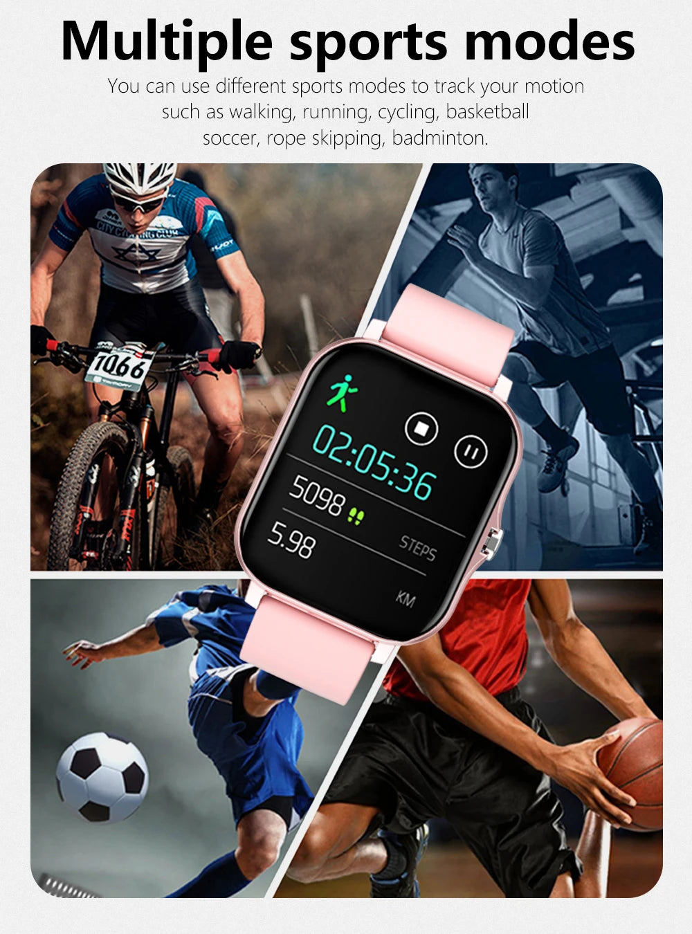 1.83" Sports Smart Watch 2025 Fitness Tracker