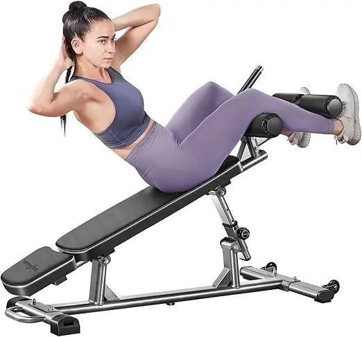 Professional Adjustable Sit-Up Bench with 4 Height Levels