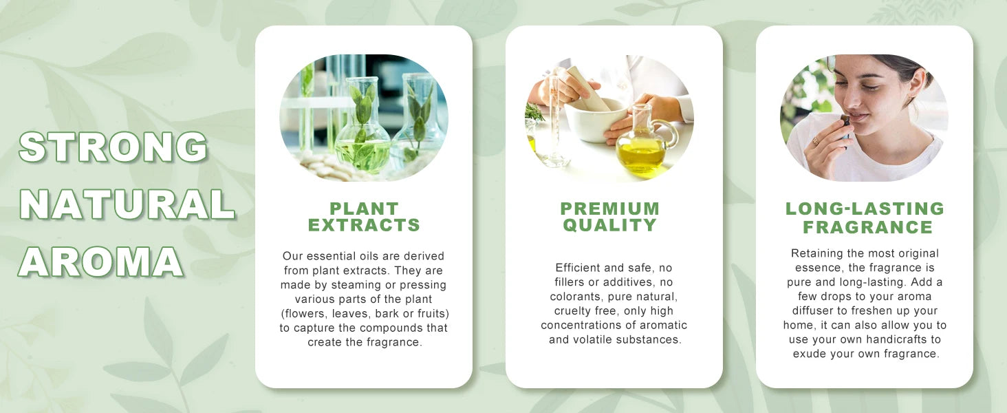 PHATOIL 100ml Natural Essential Oils – Aromatherapy & Skin Care