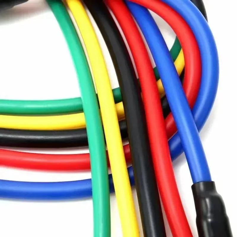 11-Piece Resistance Band & Pull Rope Fitness Set