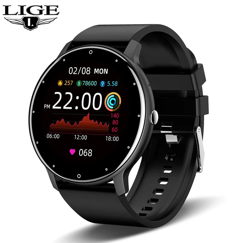 LIGE ZL02 Smart Watch for Women & Men with Bluetooth 5.2 Calls