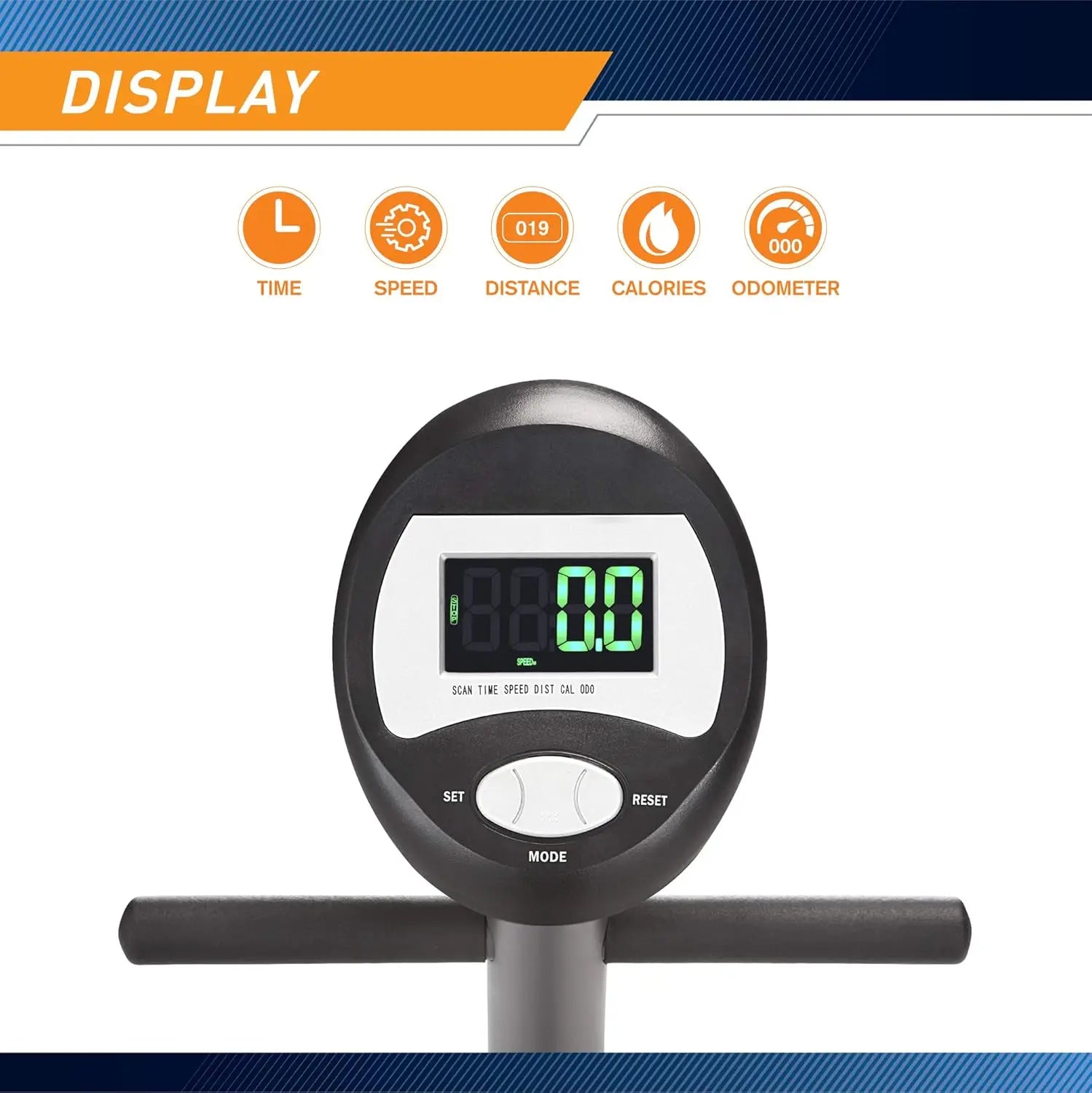 Home Exercise Bike with Adjustable Magnetic Resistance