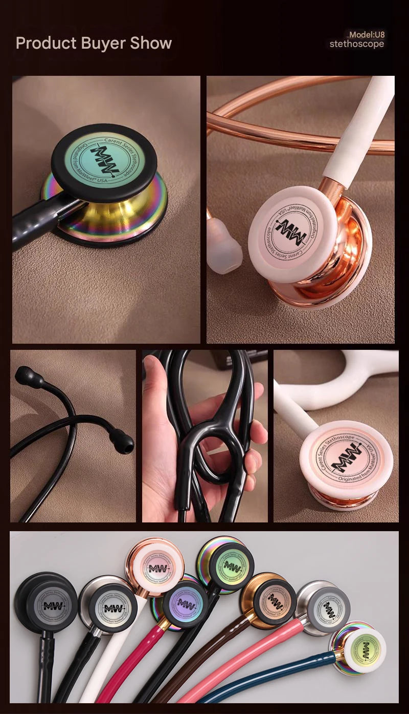 Professional Medical Double-Sided Stethoscope Cardiology Stethoscope