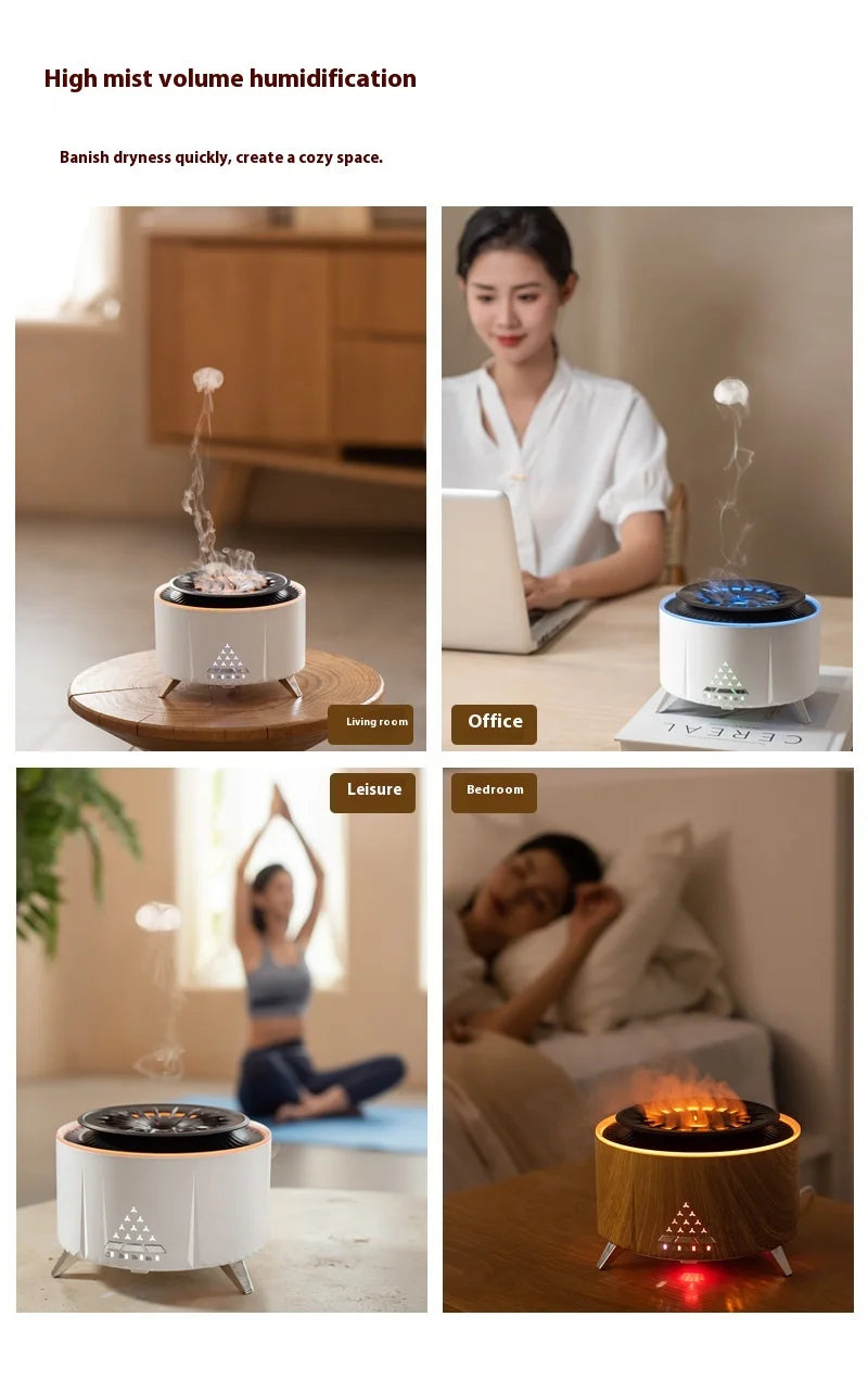 White Noise Volcanic Lava Aromatherapy Humidifier
