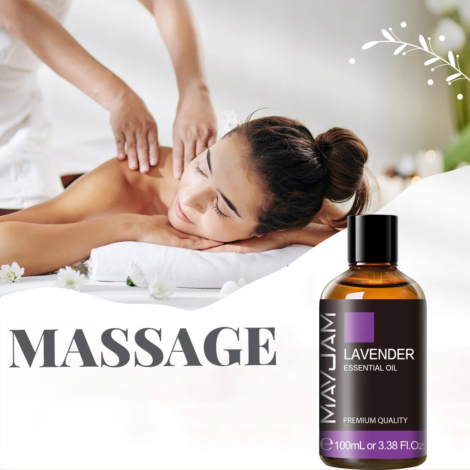 MAYJAM 100ml Pure Essential Oil with Glass Dropper