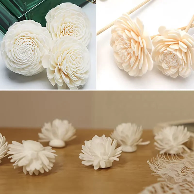 9PCS Flower Rattan Aromatherapy Diffuser Sticks – No Fire