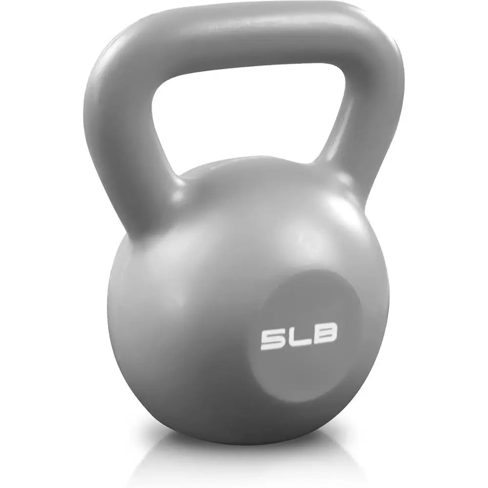 5lbs Vinyl Coated Kettlebell for Home Gym Workouts