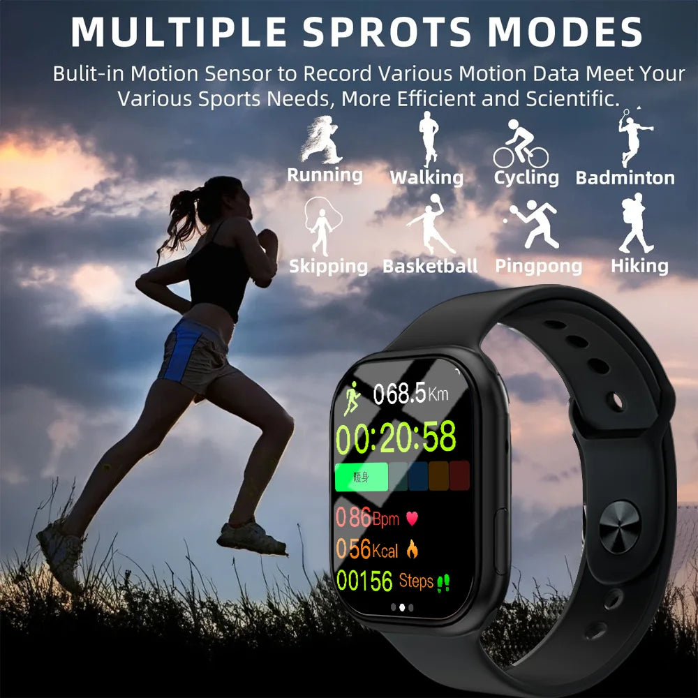 LAXASFIT Series 10 Smart Watch Bluetooth Call Fitness Tracker