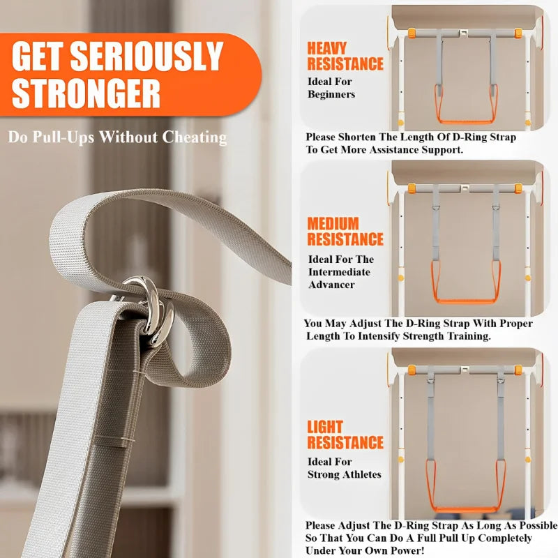 Adjustable Pull-Up Assistance Bands Set – Home Fitness Training