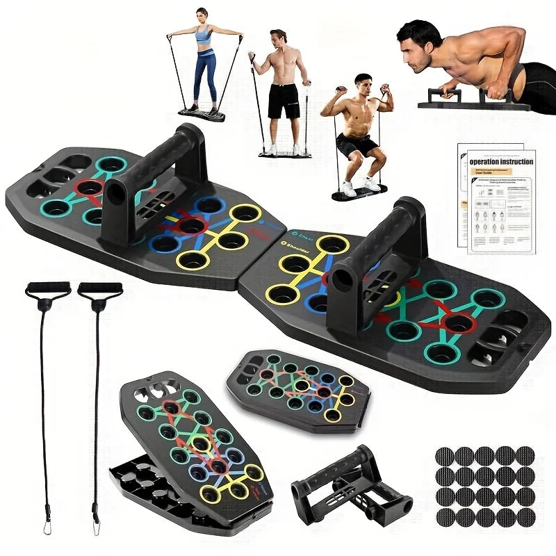 Multi-Functional Push-Up Board & Stand System