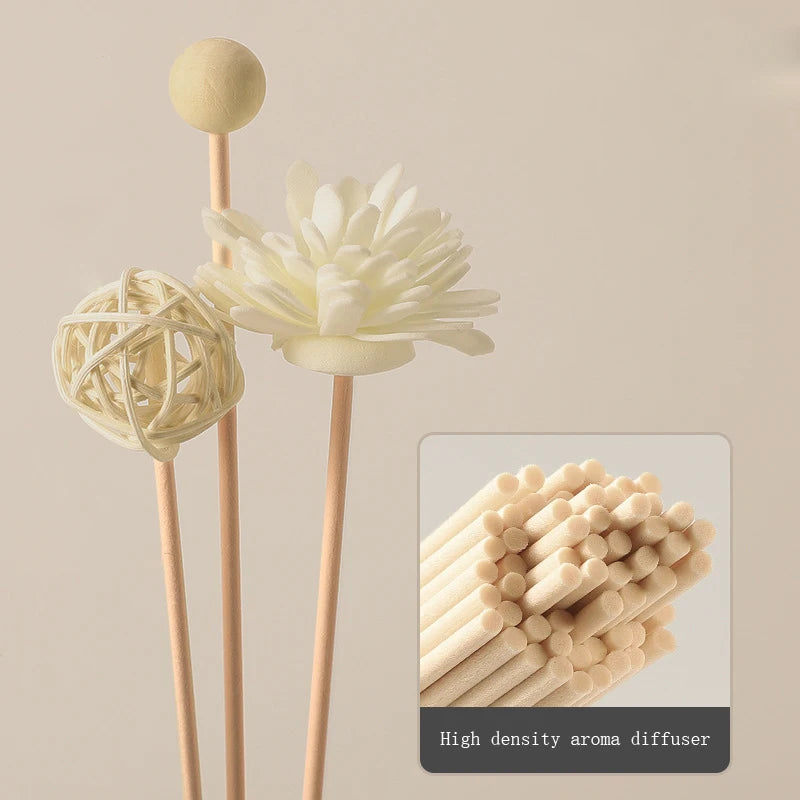 9PCS Flower Rattan Aromatherapy Diffuser Sticks – No Fire