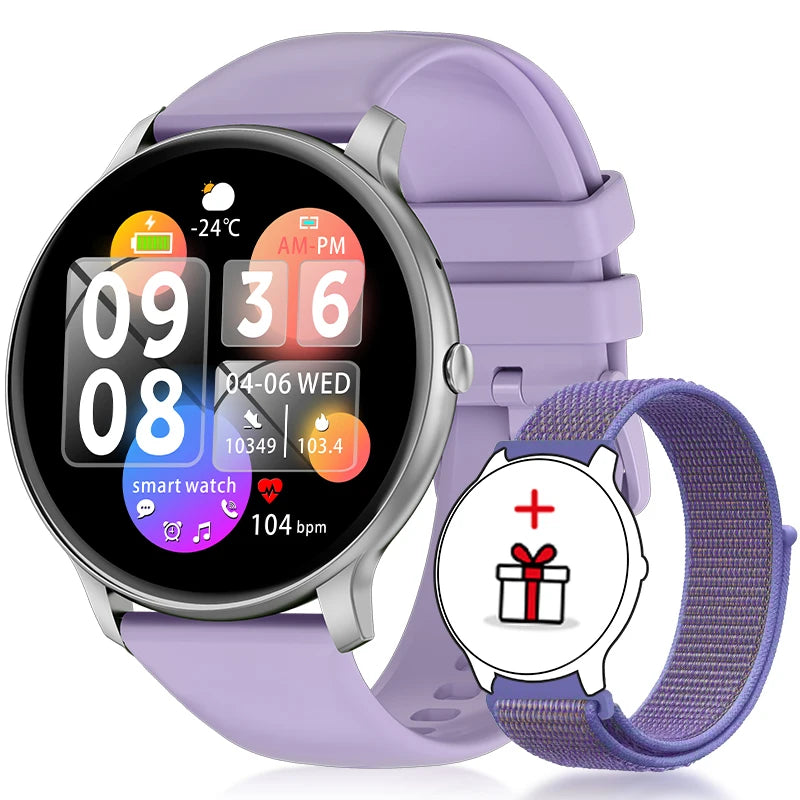 2025 Smart Watch for Women & Men Bluetooth Call Fitness Tracker