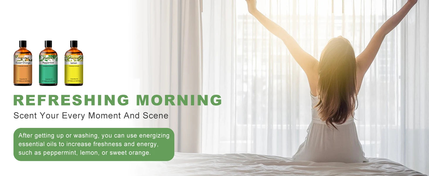 PHATOIL 100ml Natural Essential Oils – Aromatherapy & Skin Care