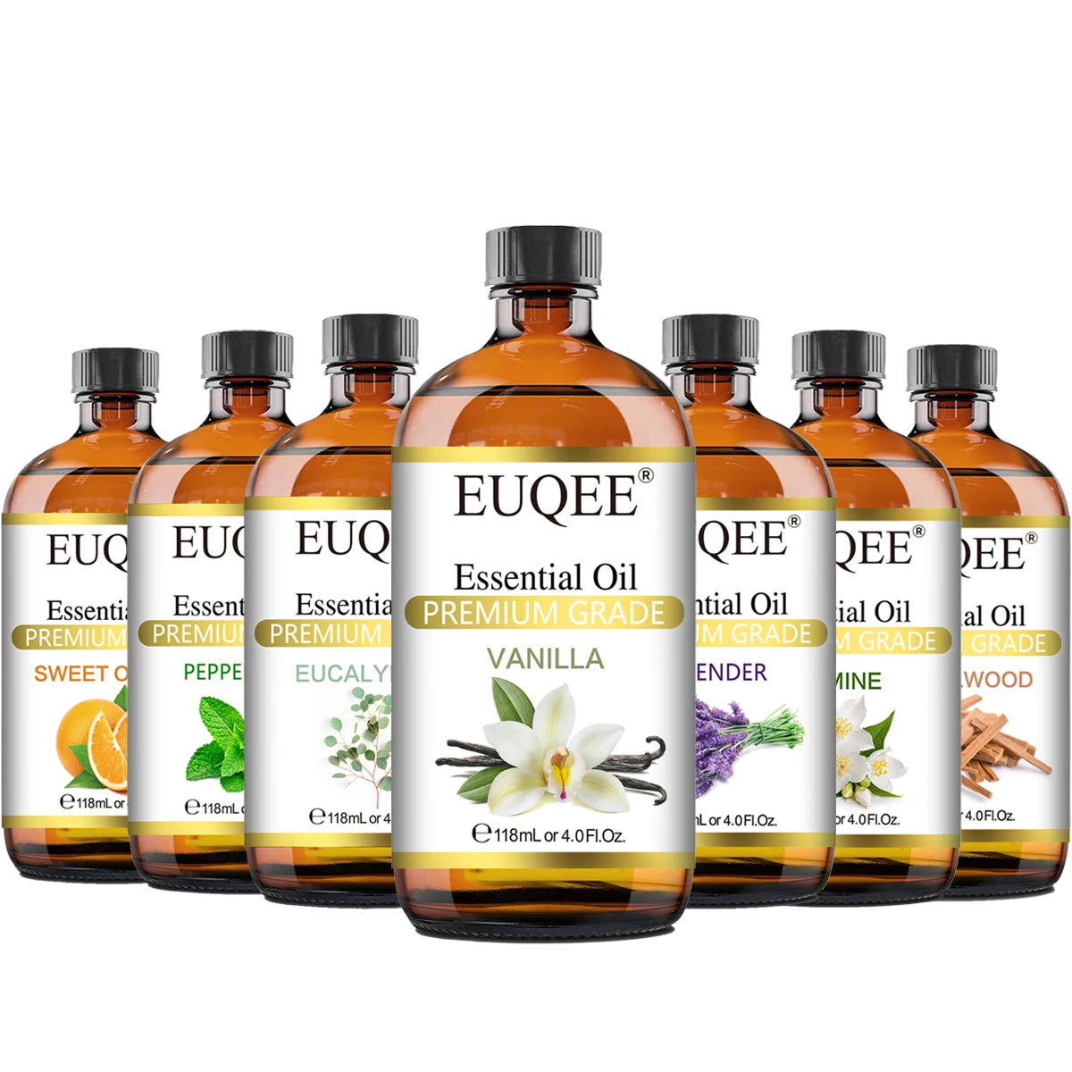 EUQEE 4 fl oz Essential Oils for Aromatherapy & Home Fragrance