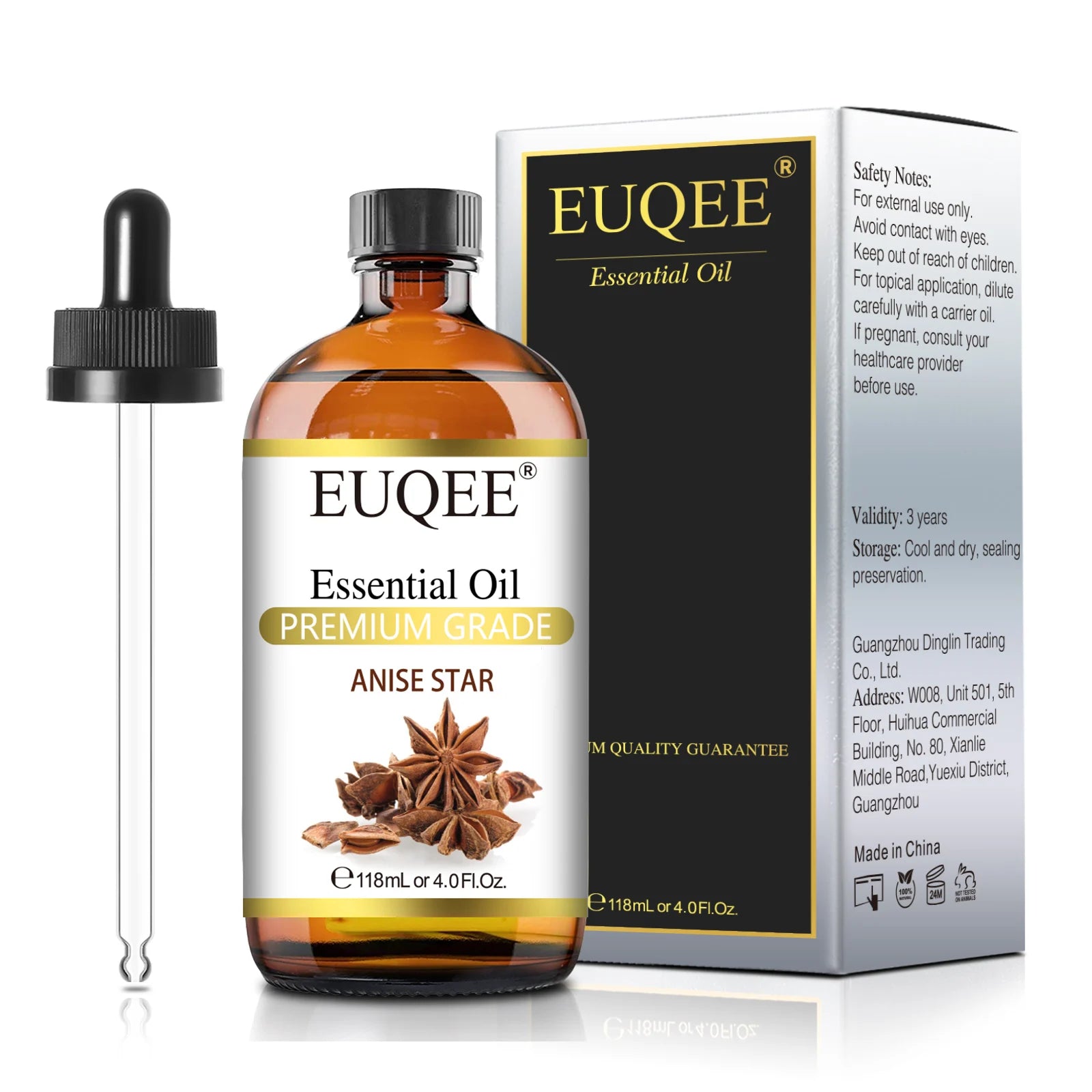 EUQEE 4 fl oz Essential Oils for Aromatherapy & Home Fragrance