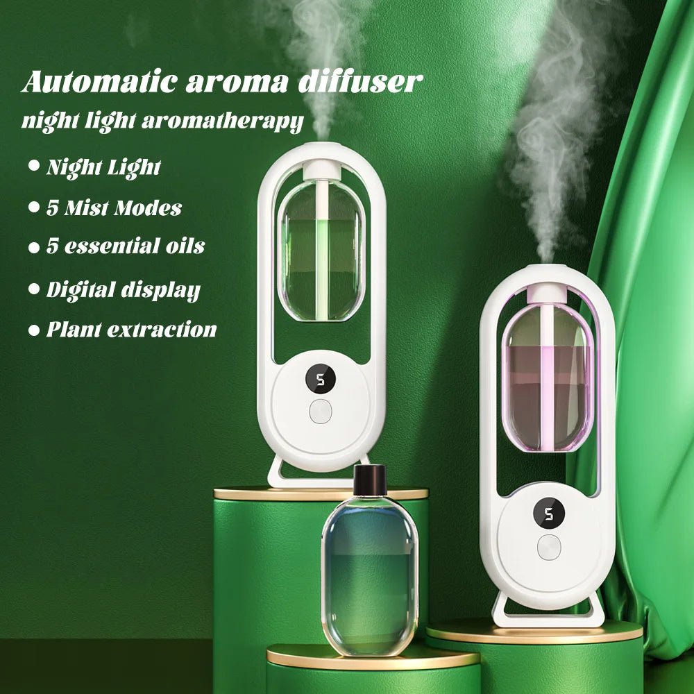 Rechargeable Portable Aroma Diffuser with Timed Spray Modes