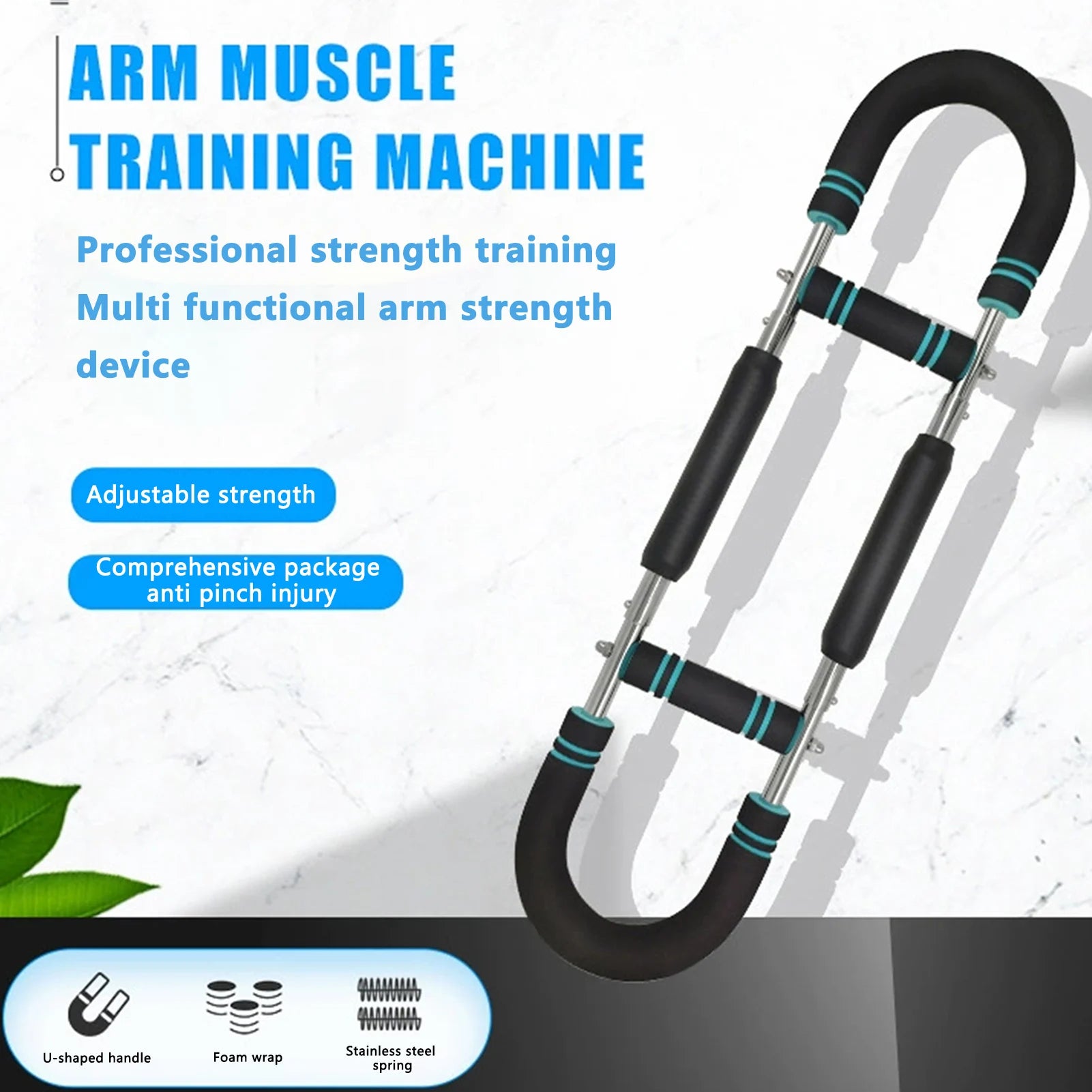 40KG U-Shape Hand Gripper & Arm Power Twister