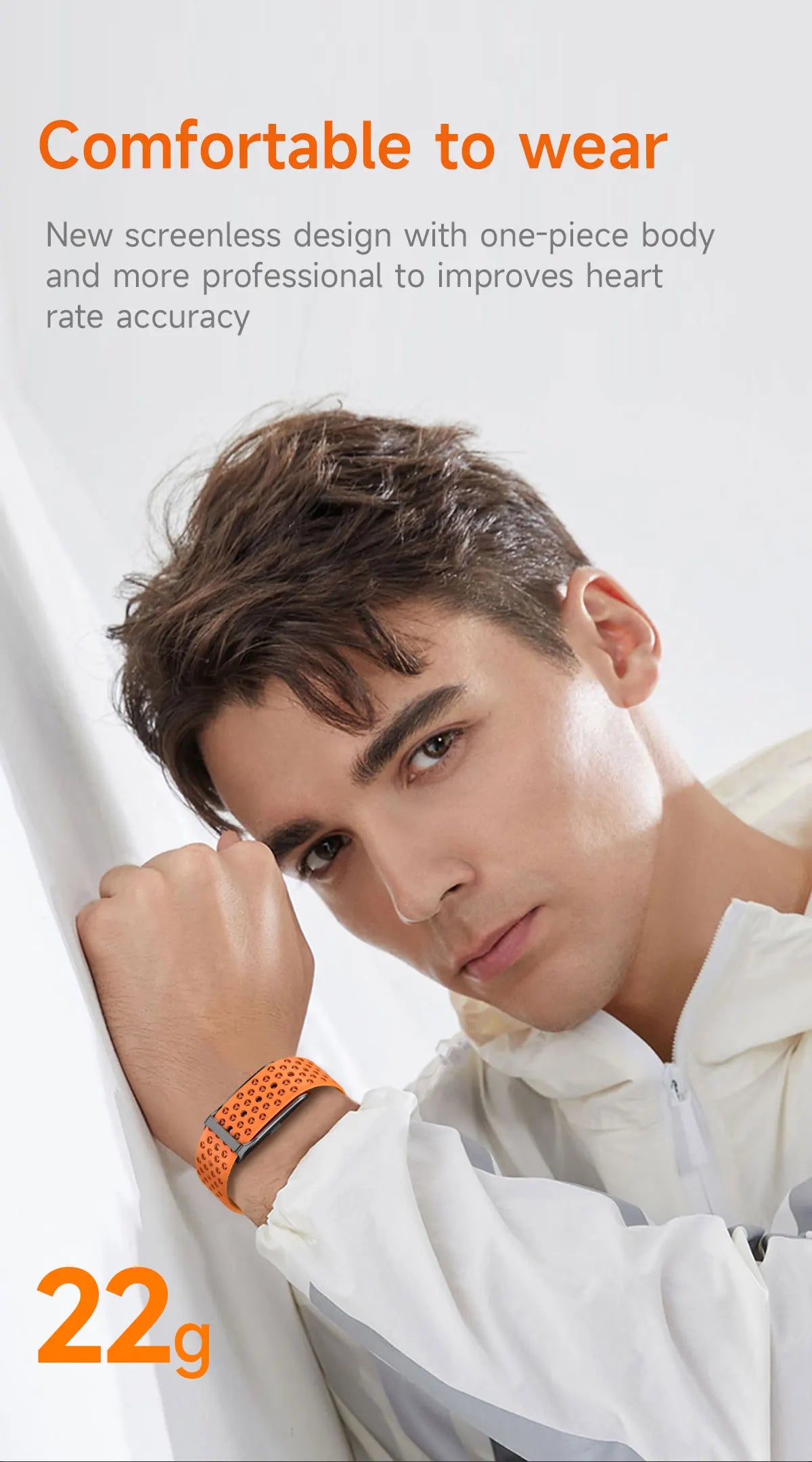 LIGE 2025 No Screen Smart Bracelet Heart Rate Blood Pressure Fitness Tracker