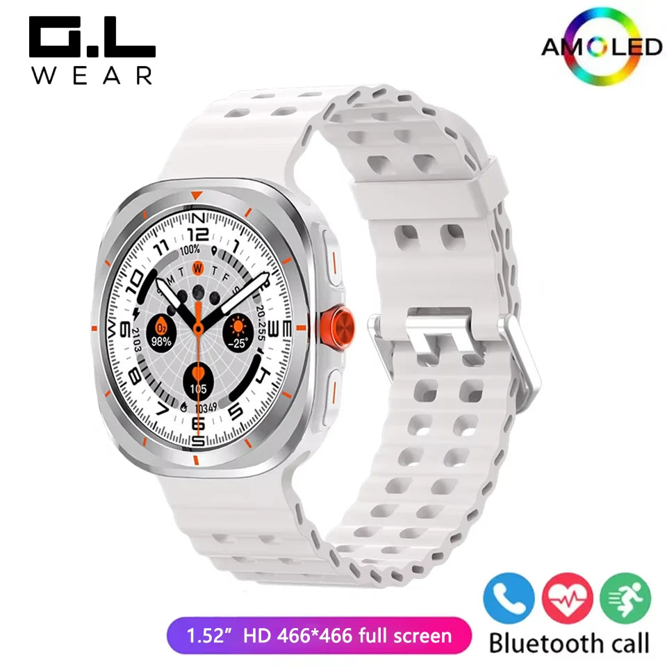 G.L Wear 2025 Men's Smart Watch 1.52" Bluetooth Call Fitness Tracker