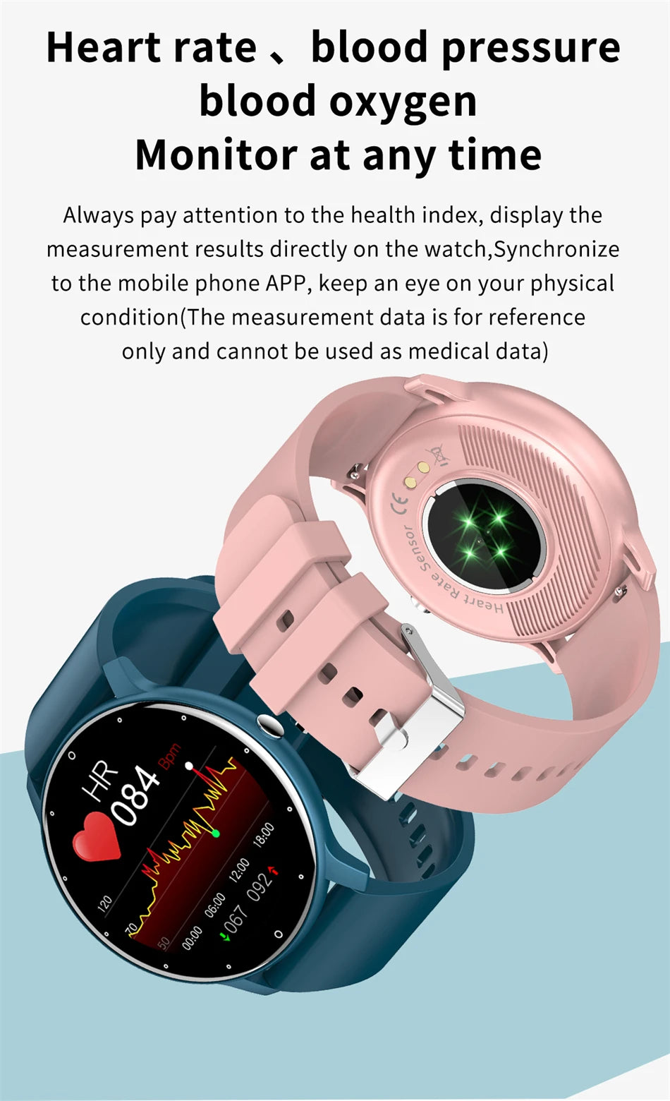 LIGE ZL02 Smart Watch for Women & Men with Bluetooth 5.2 Calls