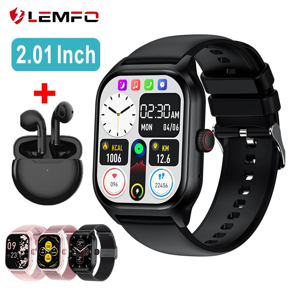 LEMFO LT10 Smart Watch 2024 Bluetooth Call Fitness Tracker Sports Watch