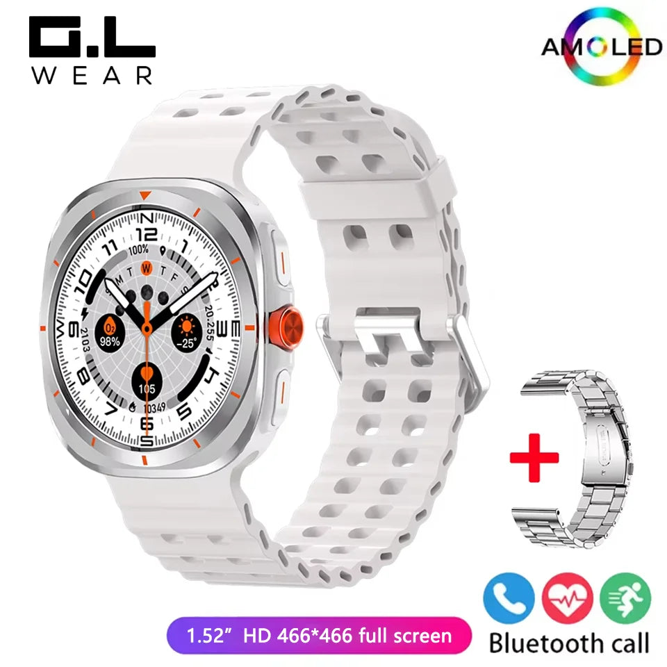 G.L Wear 2025 Men's Smart Watch 1.52" Bluetooth Call Fitness Tracker