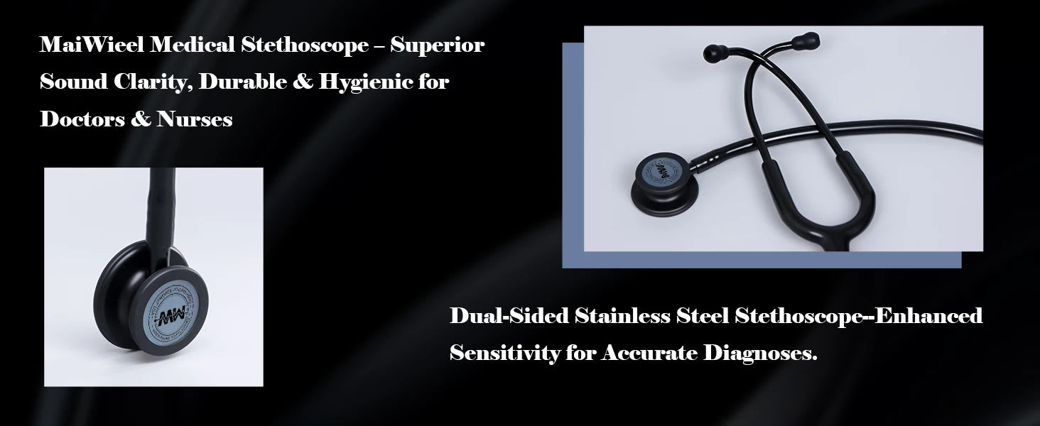 Professional Medical Double-Sided Stethoscope Cardiology Stethoscope
