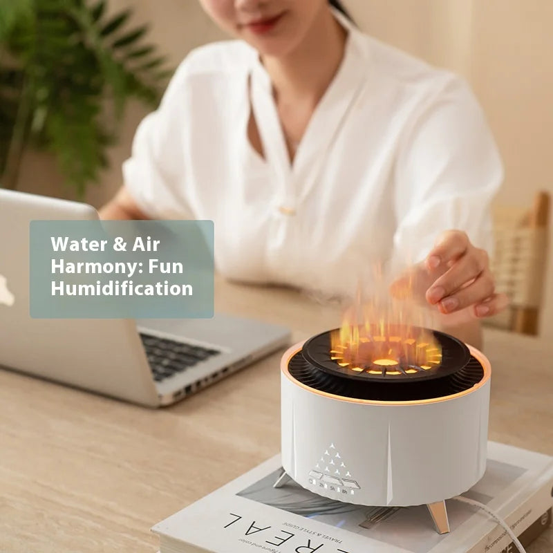 White Noise Volcanic Lava Aromatherapy Humidifier