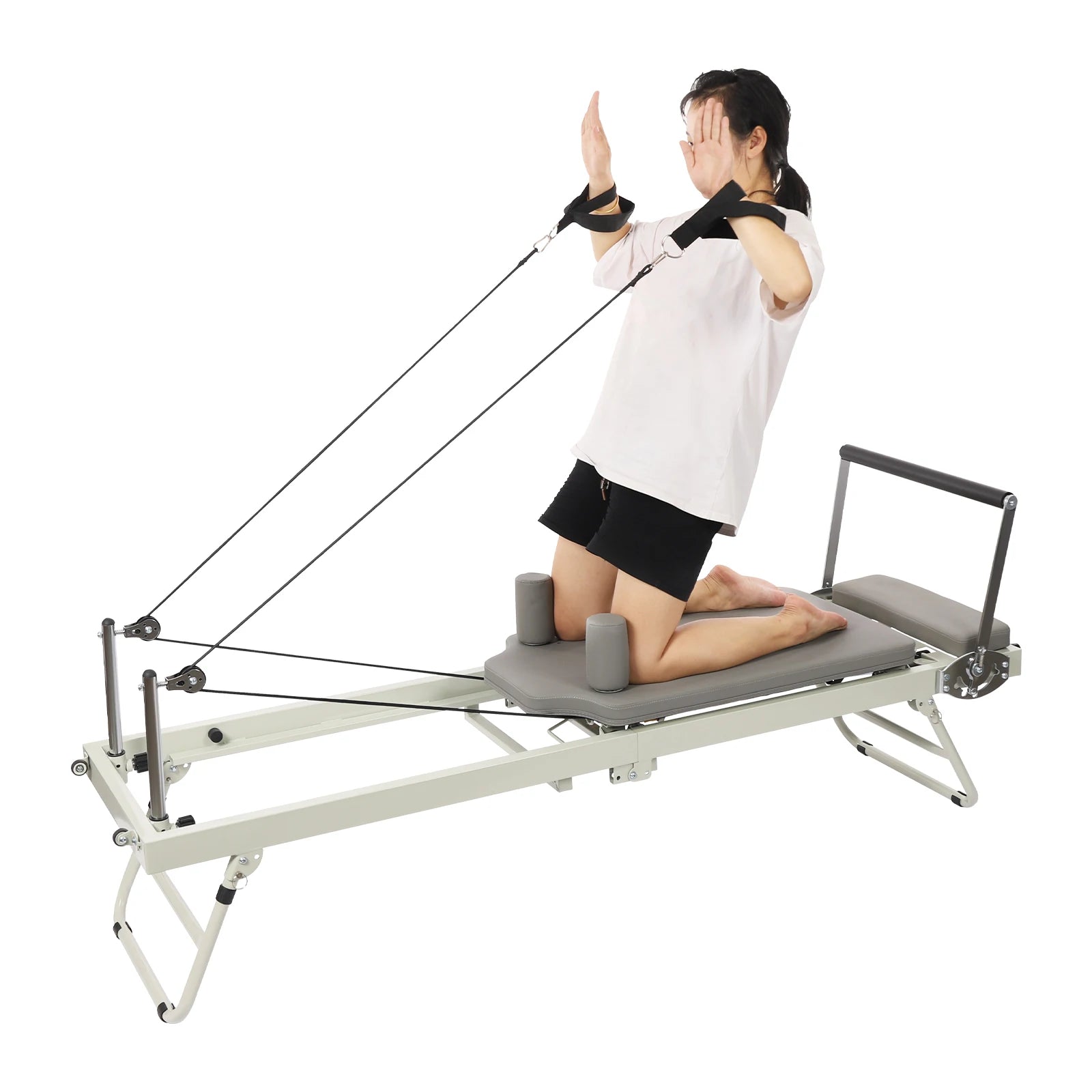 Foldable Steel Pilates Reformer Machine for Home and Office