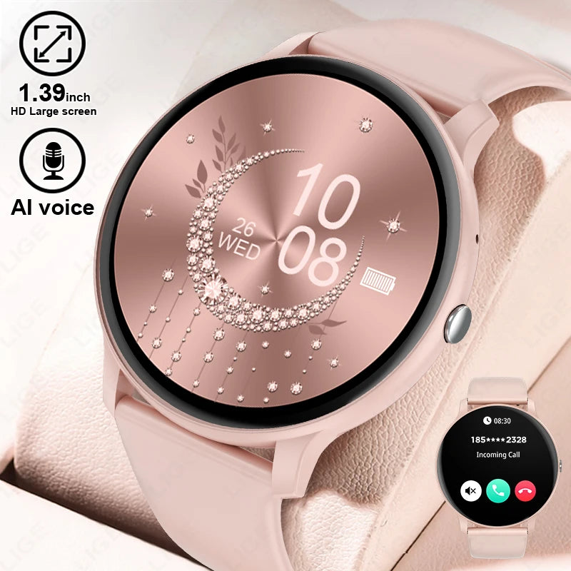2025 Smart Watch for Women & Men Bluetooth Call Fitness Tracker