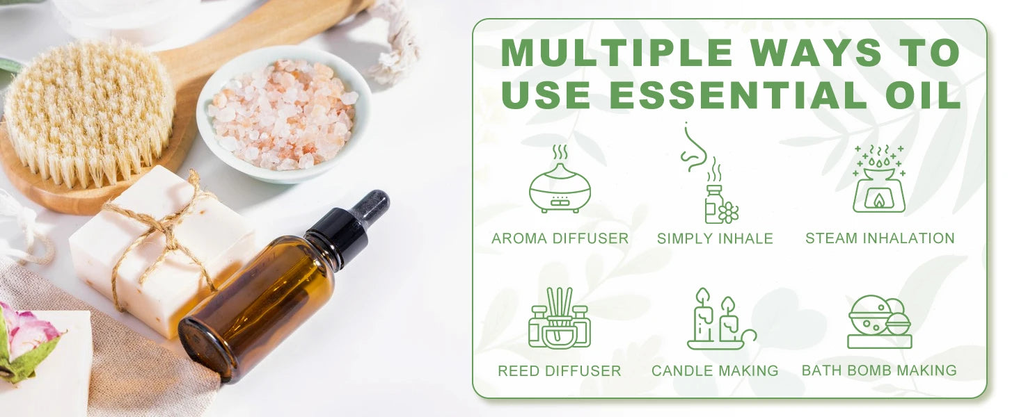 PHATOIL 100ml Natural Essential Oils – Aromatherapy & Skin Care