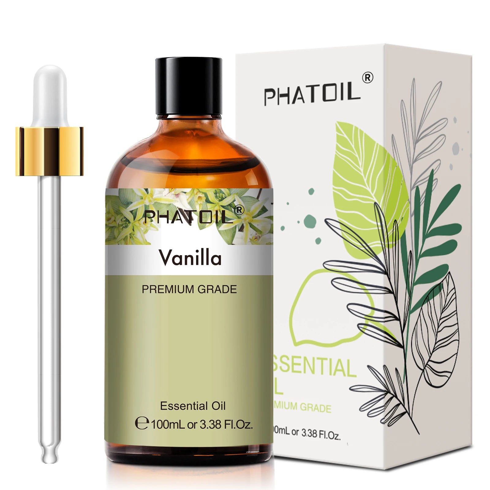 PHATOIL 100ml Natural Essential Oils – Aromatherapy & Skin Care