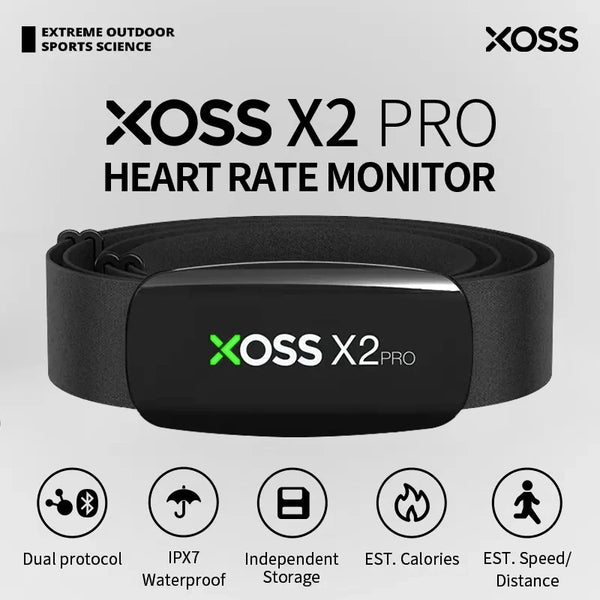XOSS X2 Pro Rechargeable Heart Rate Monitor Sensor