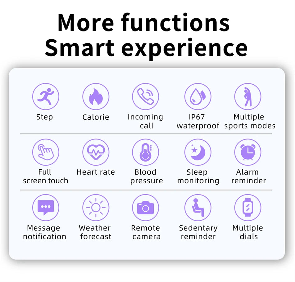 LIGE ZL02 Smart Watch for Women & Men with Bluetooth 5.2 Calls