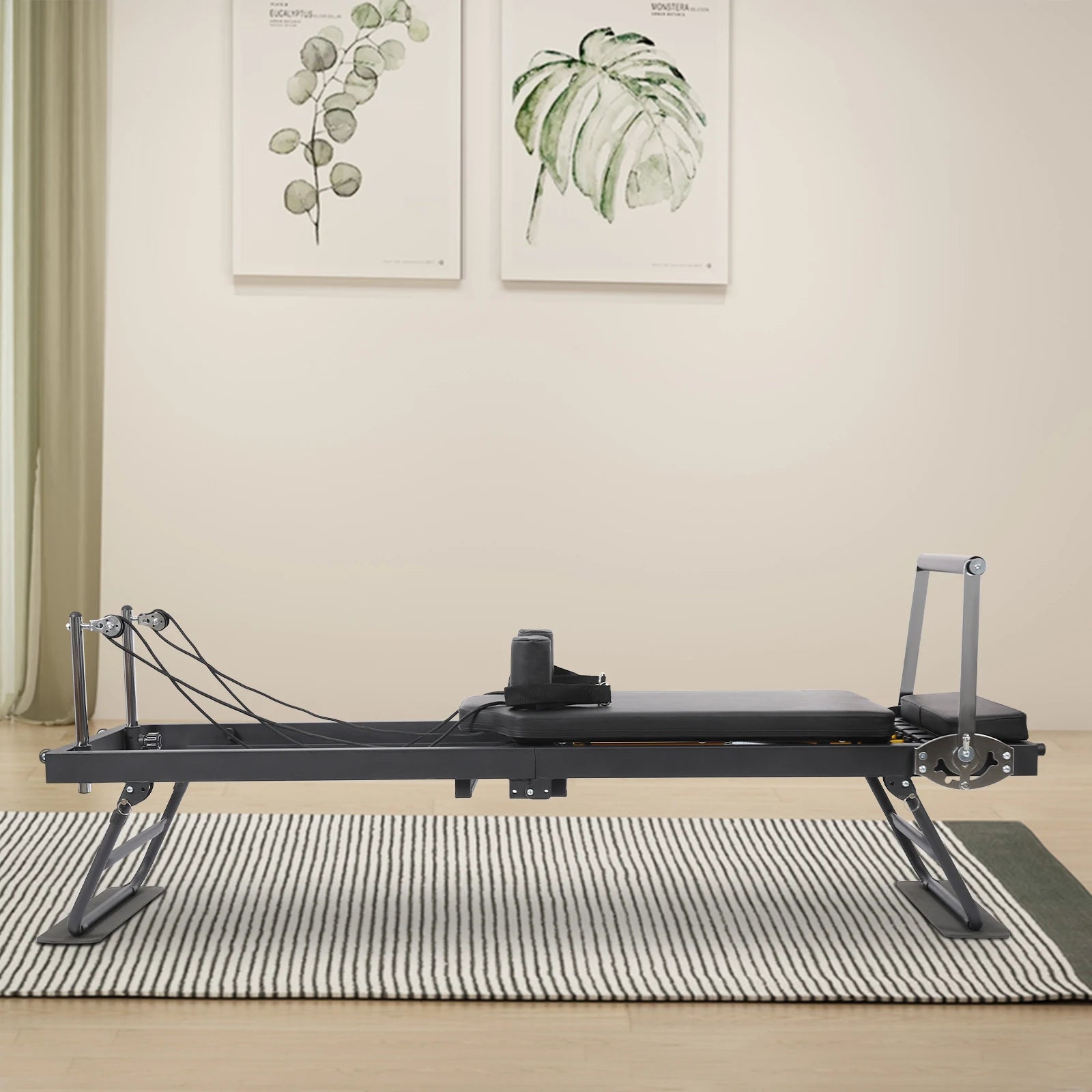 Foldable Steel Pilates Reformer Machine for Home and Office