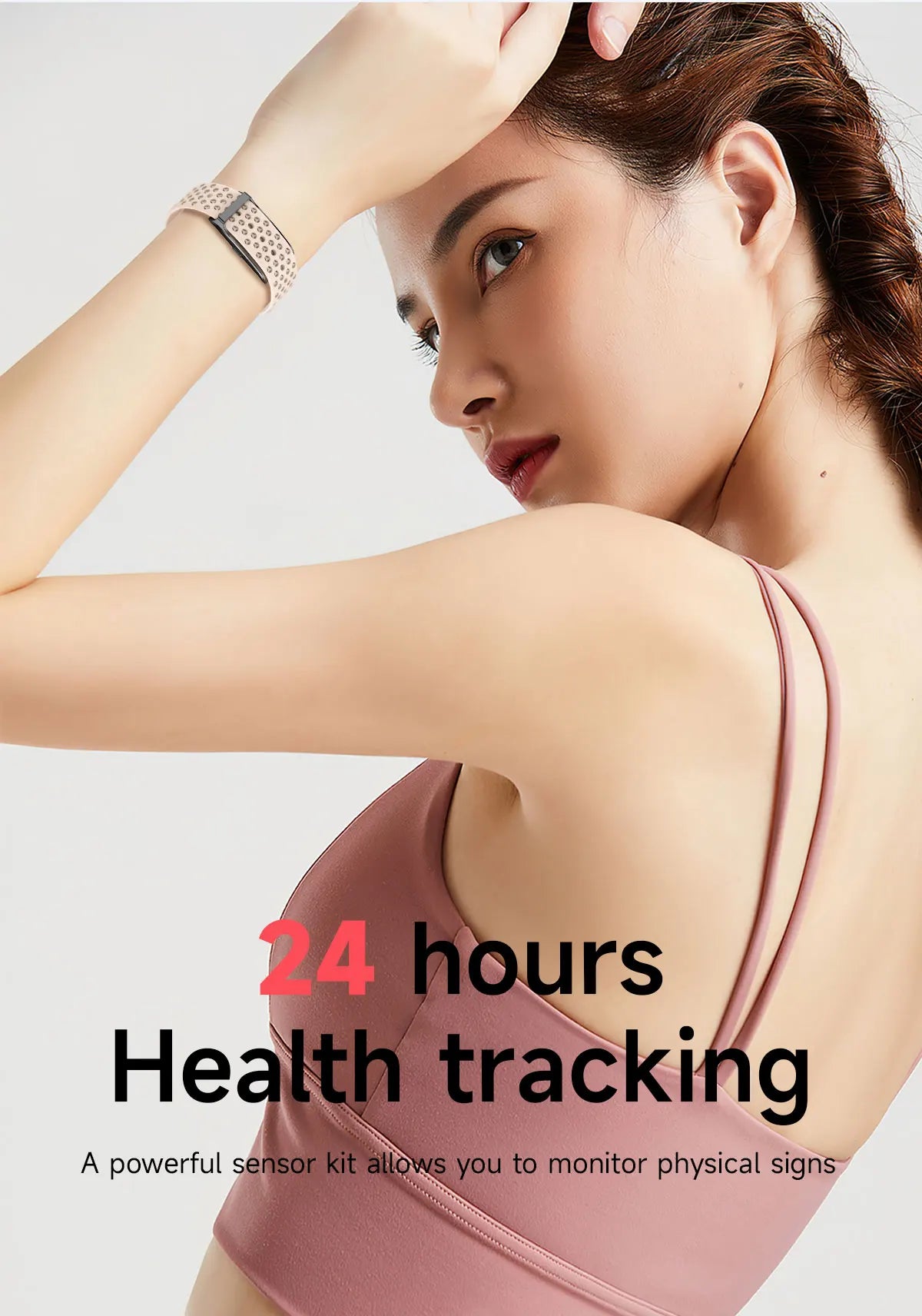 LIGE 2025 No Screen Smart Bracelet Heart Rate Blood Pressure Fitness Tracker