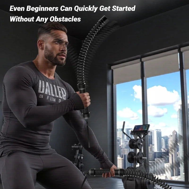 Ergonomic Strength Training Bar – Arm & Muscle Trainer