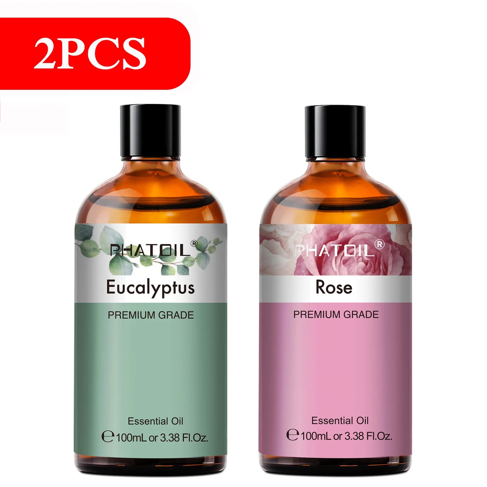 PHATOIL 100ml Natural Essential Oils – Aromatherapy & Skin Care