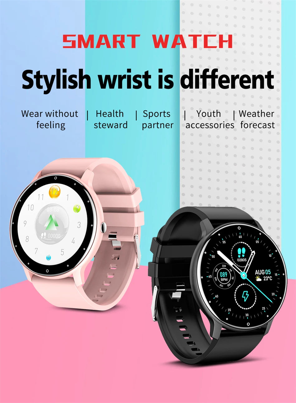 LIGE ZL02 Smart Watch for Women & Men with Bluetooth 5.2 Calls