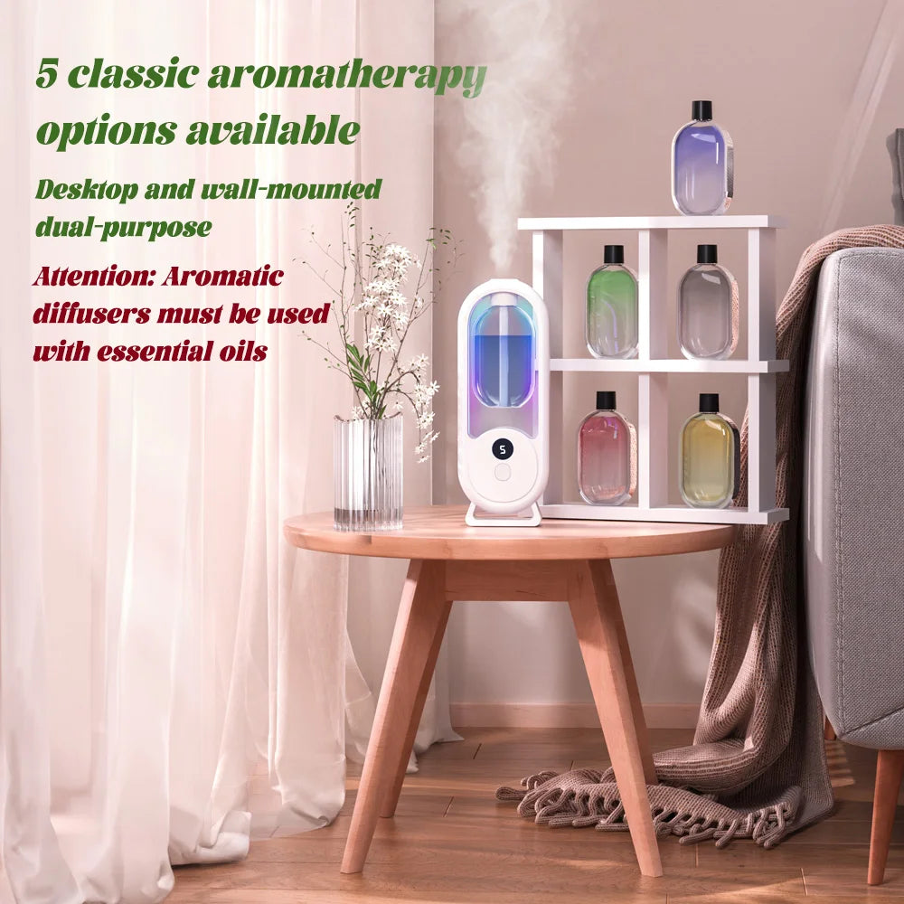 Rechargeable Portable Aroma Diffuser with Timed Spray Modes