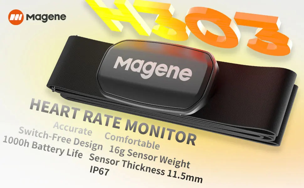 Magene H303 Dual Mode Heart Rate Monitor with Chest Strap