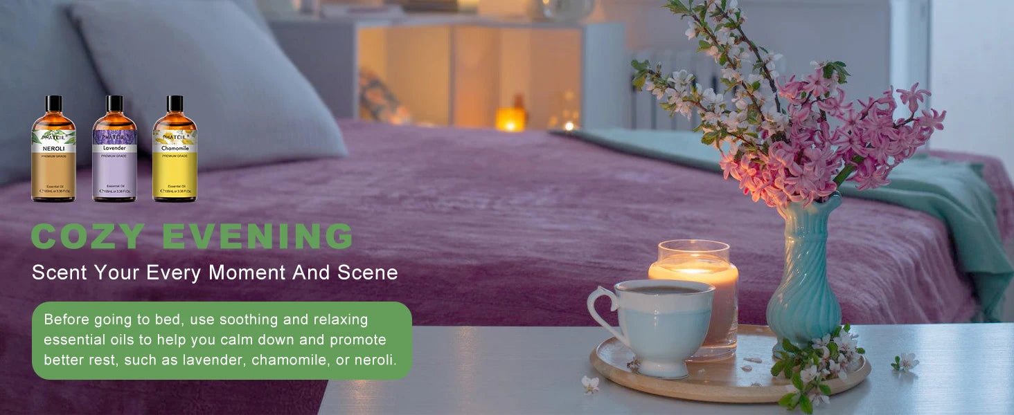 PHATOIL 100ml Natural Essential Oils – Aromatherapy & Skin Care