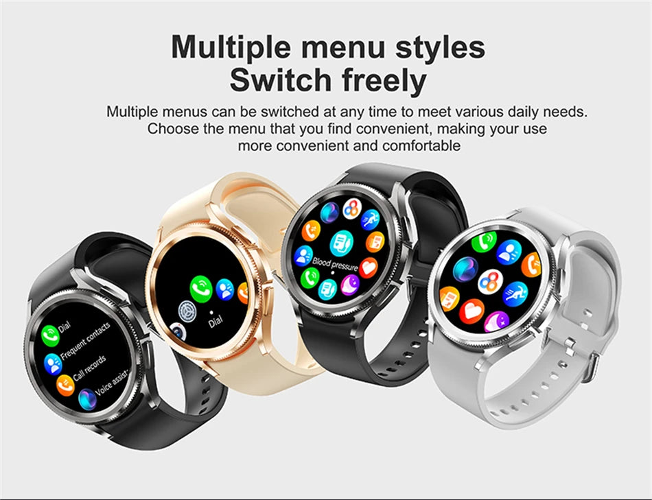 Watch 6 Classic 2025 Smart Watch Men Bluetooth Call GPS Fitness Tracker