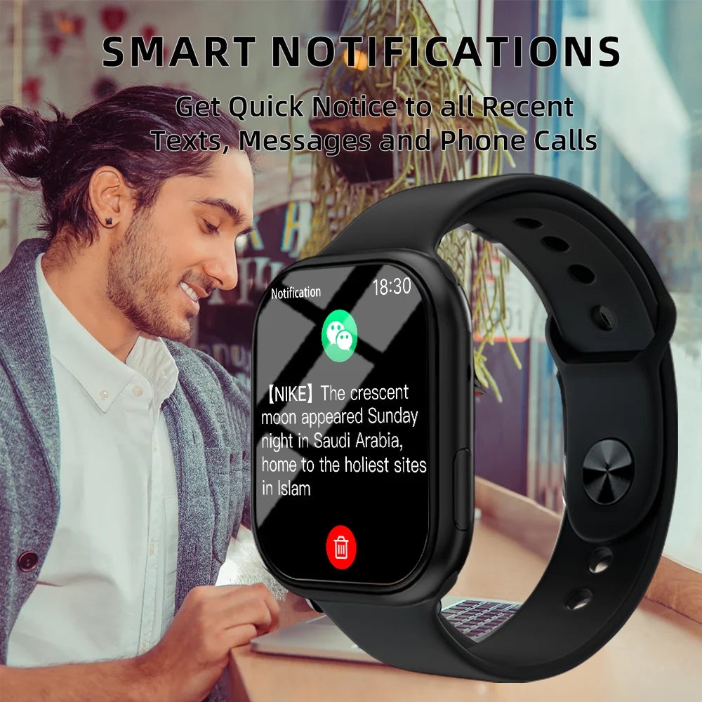 LAXASFIT Series 10 Smart Watch Bluetooth Call Fitness Tracker