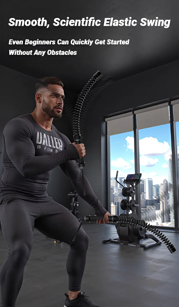 Ergonomic Strength Training Bar – Arm & Muscle Trainer