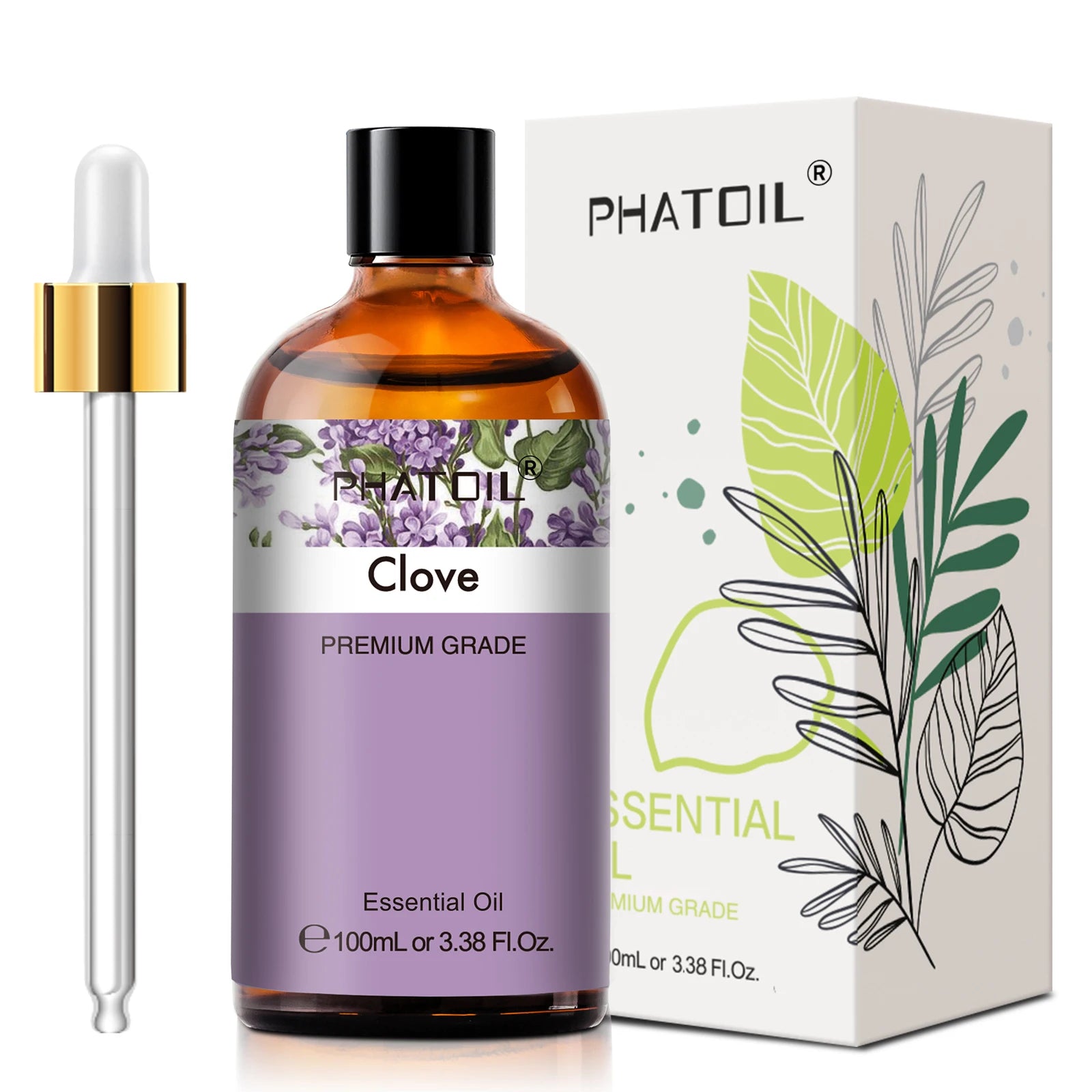PHATOIL 100ml Natural Essential Oils – Aromatherapy & Skin Care