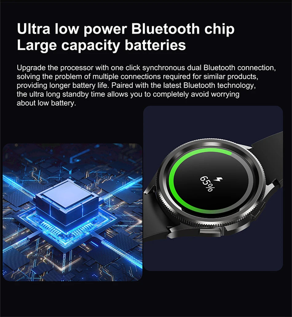 Watch 6 Classic 2025 Smart Watch Men Bluetooth Call GPS Fitness Tracker