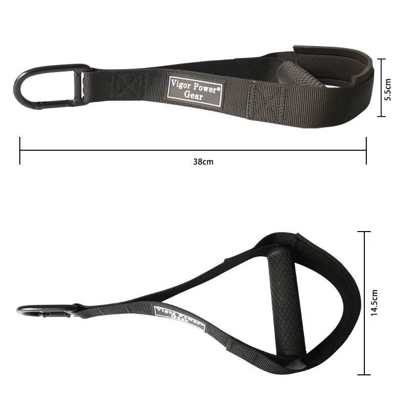 Triceps Pull Down Rope Cable Attachment for Gym Workouts