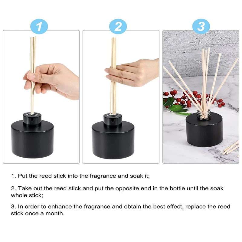Rattan Reed Diffuser Replacement Sticks for Aromatherapy (2–3.5mm)